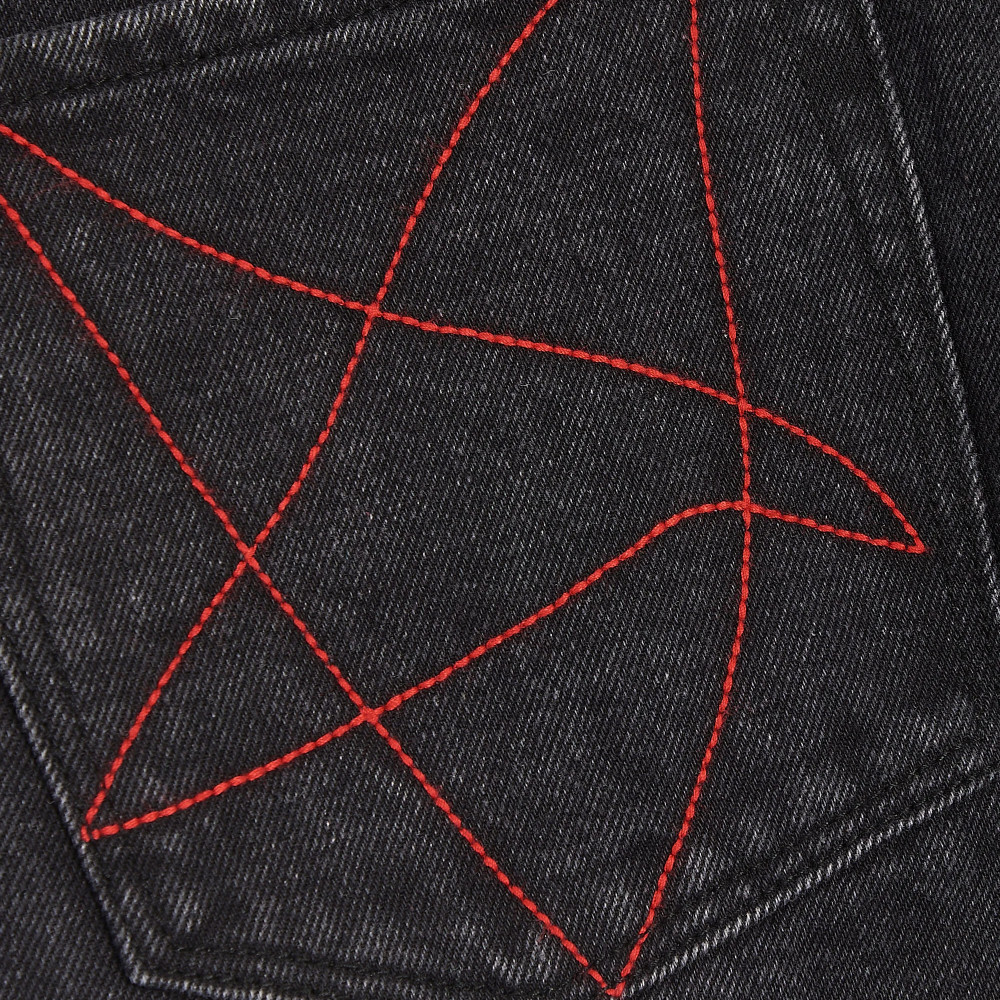 Pleasures Starry 5 Pocket Jeans (Black)